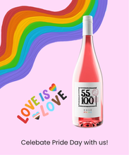 Załaduj obraz do przeglądarki galerii, Polskie wino różowe półsłodkie Rosé PRIDE 2024
