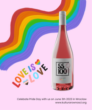 Załaduj obraz do przeglądarki galerii, Wino różowe półsłodkie Rosé 2022 PRIDE