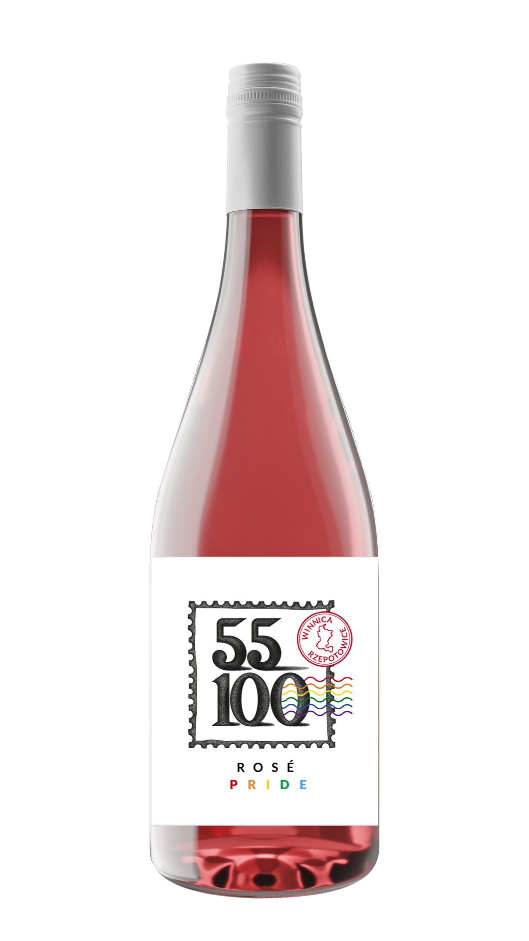Wino różowe półsłodkie Rosé PRIDE 2023