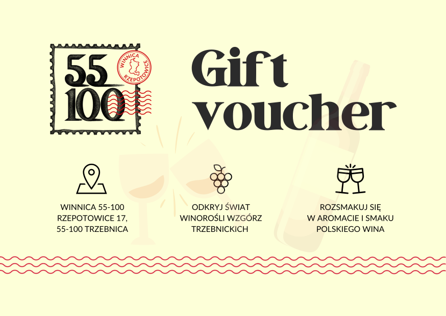 Voucher na zwiedzanie winnicy z degustacją win, serów i wędlin - dla 1 osoby