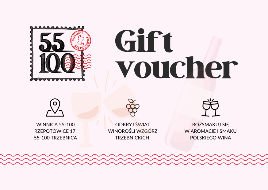 Voucher na zwiedzanie winnicy z degustacją win, serów i wędlin - dla 2 osób