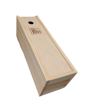 Załaduj obraz do przeglądarki galerii, Skrzynka drewniana na jedno wino
