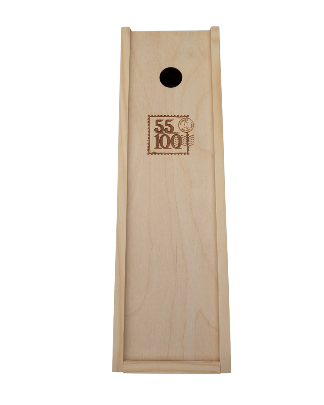 Skrzynka drewniana na jedno wino