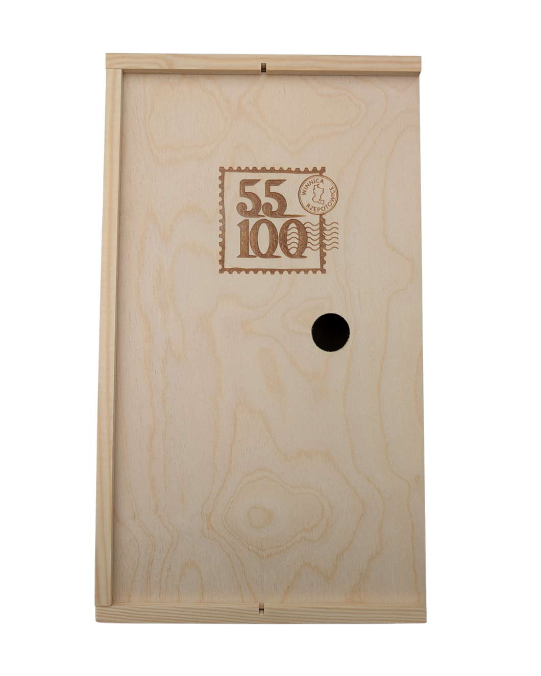 Skrzynka drewniana na dwa wina