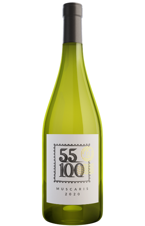 Wino białe półwytrawne Muscaris 2020